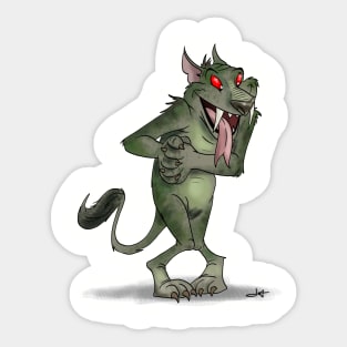 Delighted Chupacabra Sticker